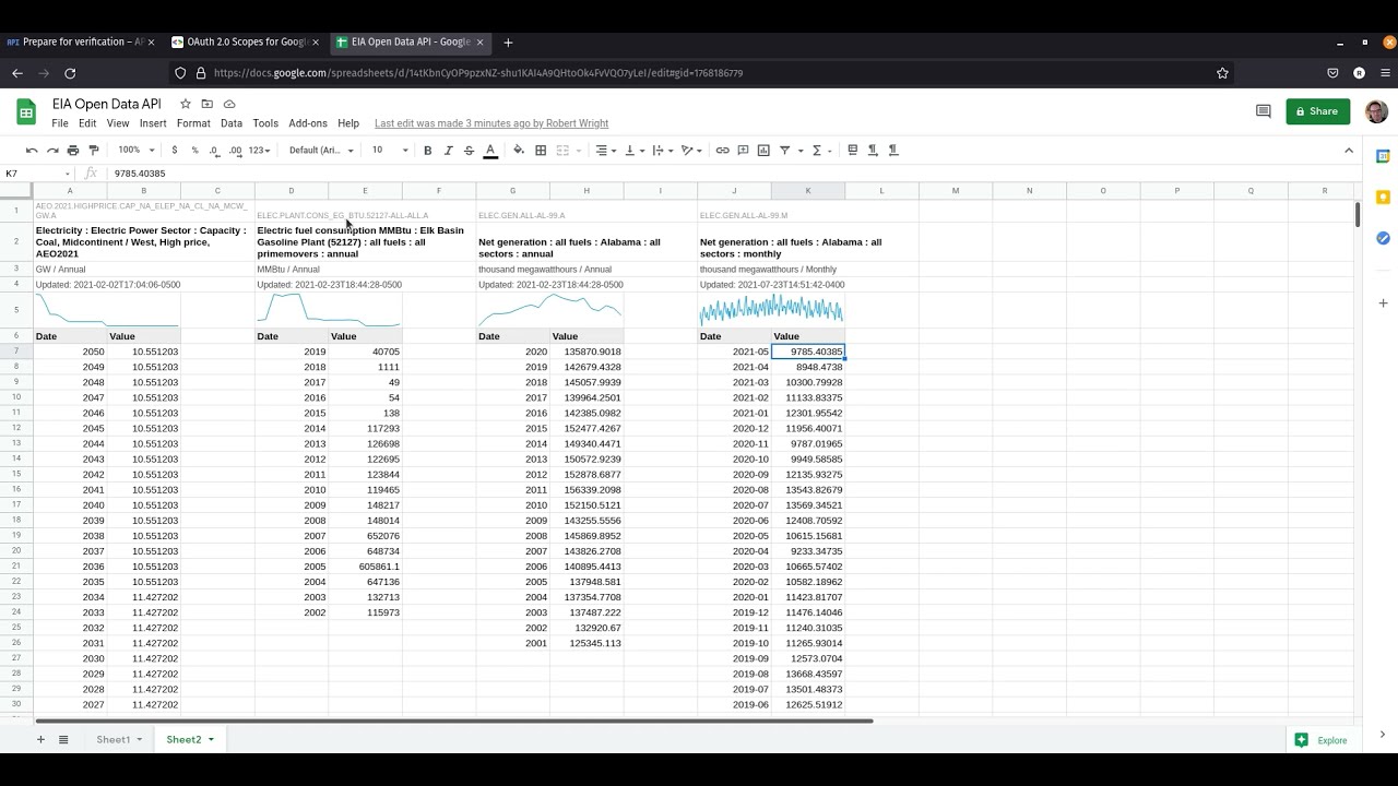 EIA Open Data API