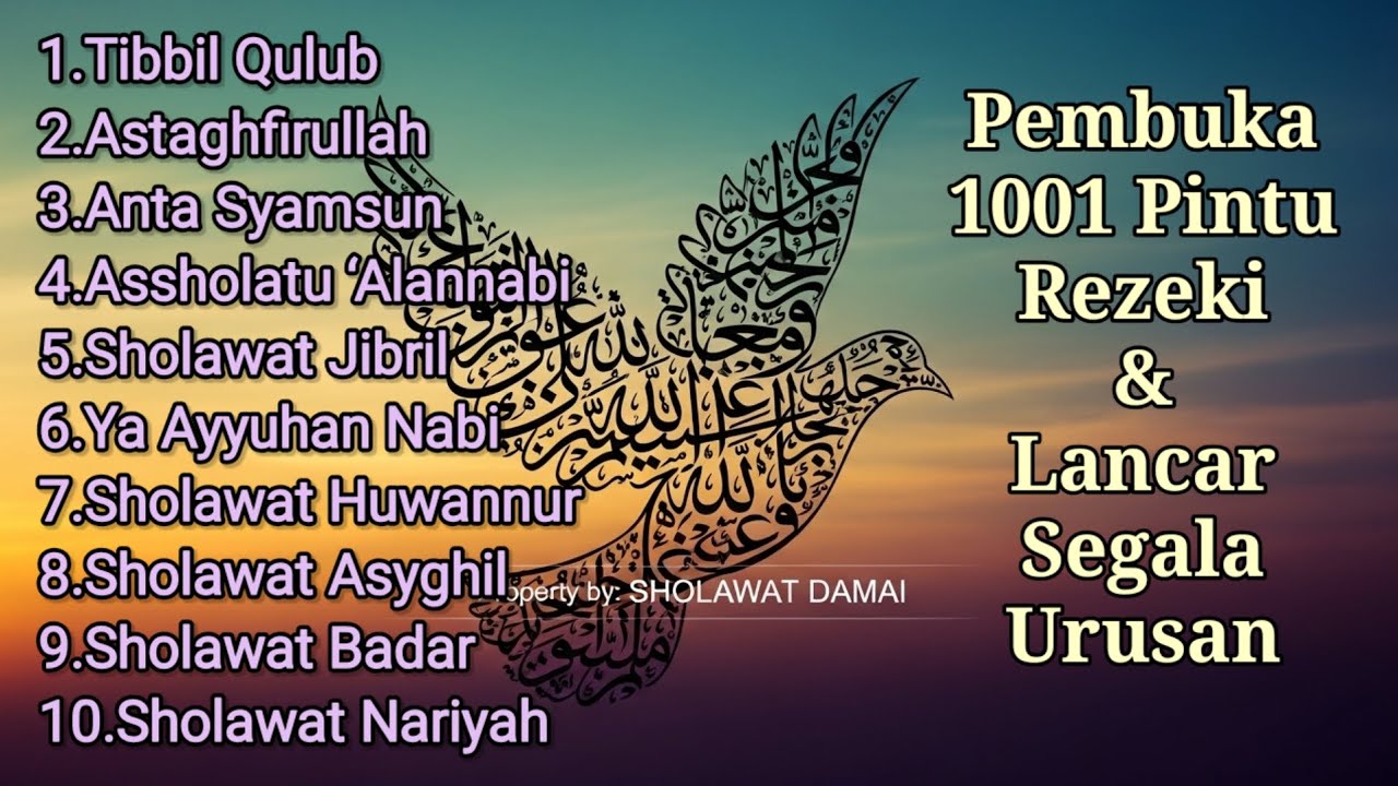 Sholawat Jibril Penarik Rezeki | Dzikir Pelan untuk Kelancaran Rezeki dan Hati Tenang