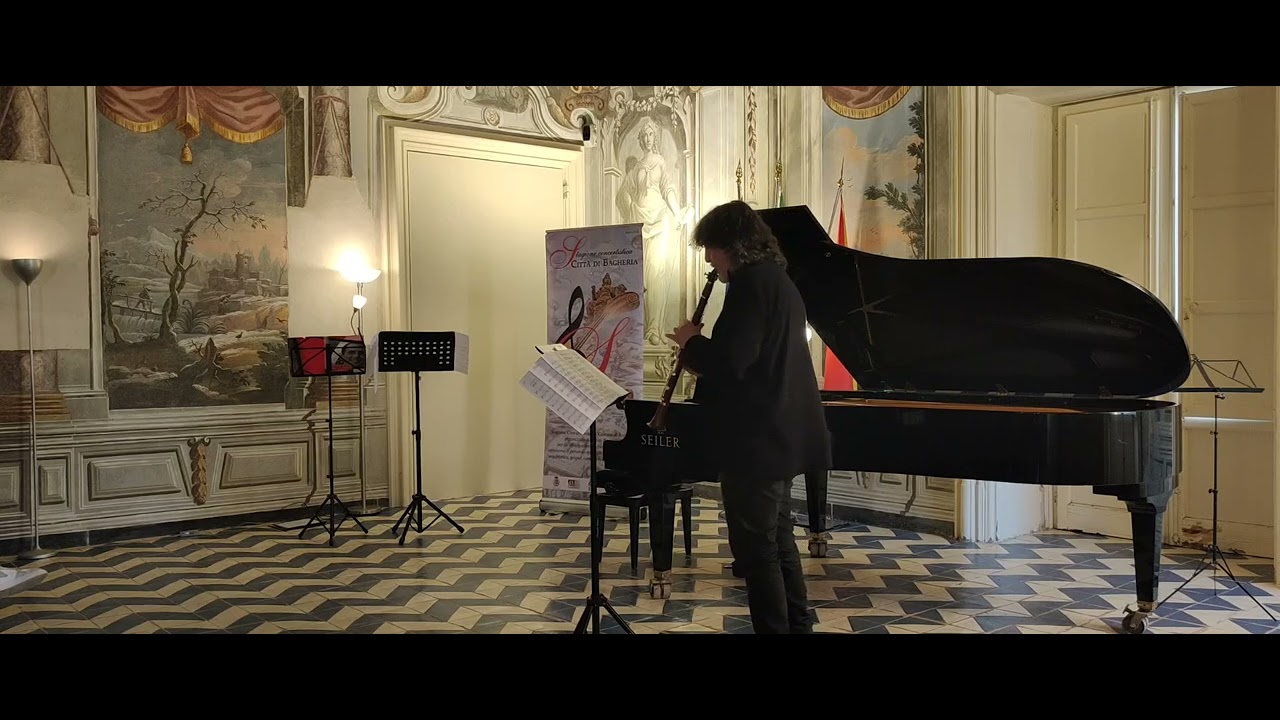 CHARMANT music by Giovanni Mattaliano, solo Clarinet, Borremans hall, Bagheria 2024