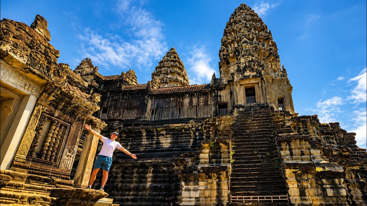 Angkor Wat 🇰🇭 My First Time Exploring Cambodia's Greatest Wonder (Part 1)
