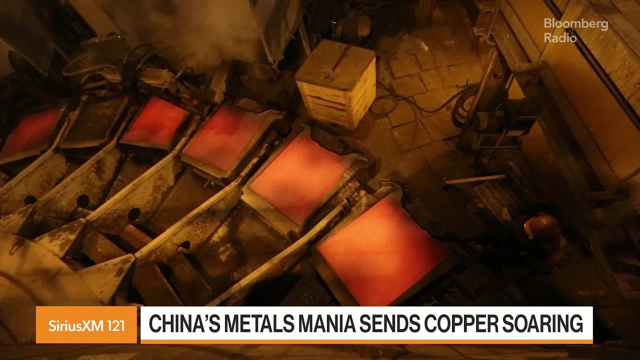 China’s Metals Mania Sends Copper Soaring as Gold Falls From Record High