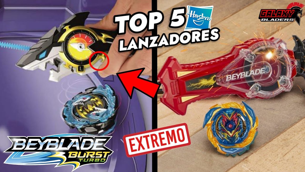 Top 5 Lanzadores MÁS PODEROSOS En BEYBLADE BURST de HASBRO!