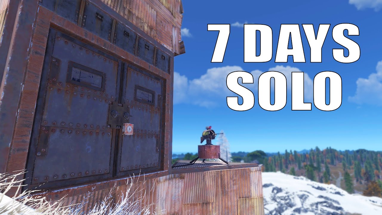 i played solo rust for a week and this is how it went