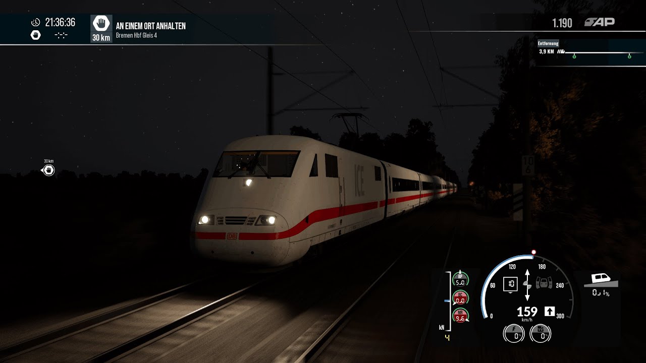 TSW 6 - ICE 1 Oldenburg to Bremen (uncut) Gameplay Train Simulator
