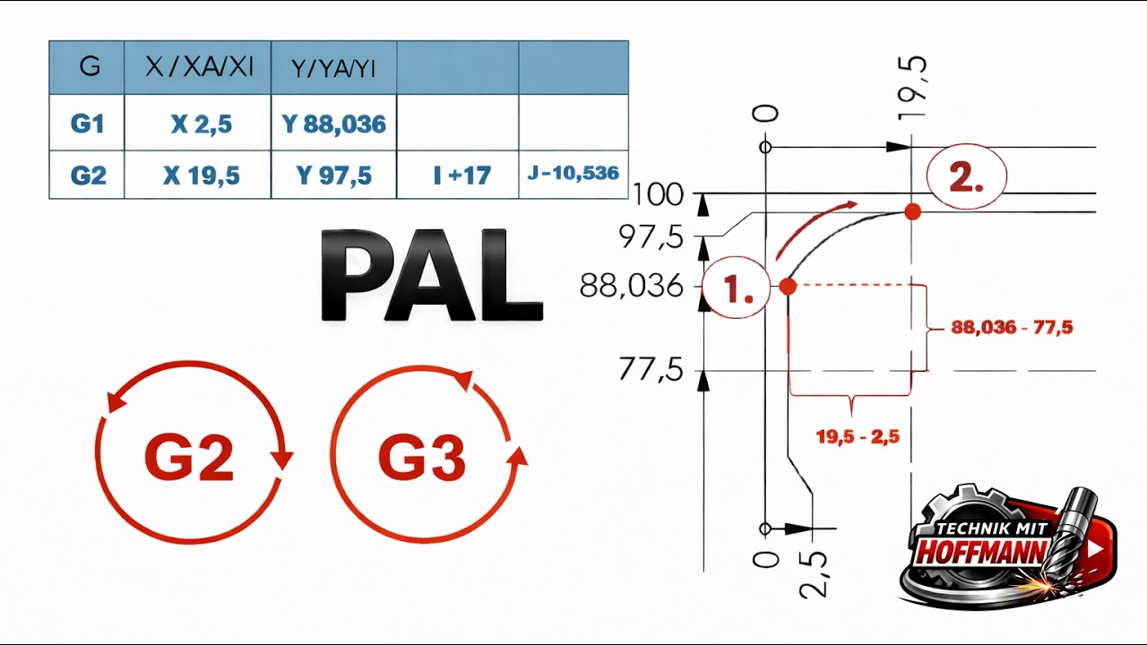 CNC PAL G2 & G3