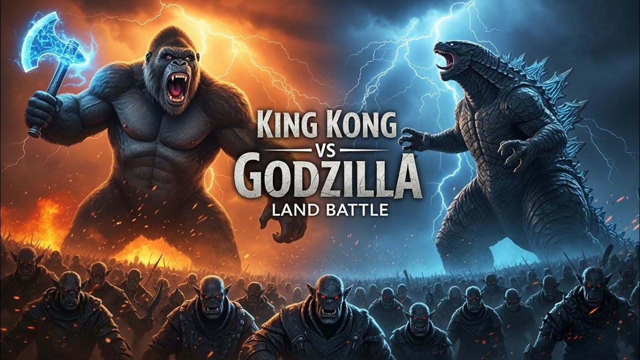 KONG vs GODZILLA  THE ULTIMATE LAND BATTLE 