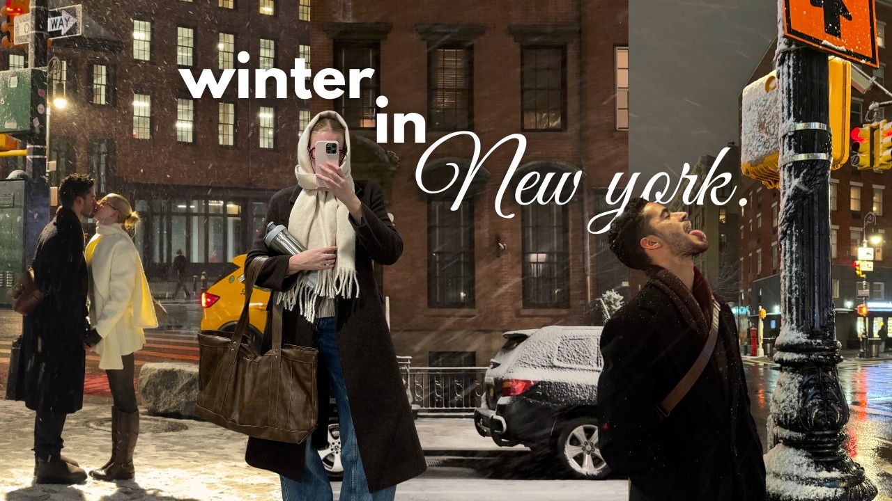 LIFE IN NEW YORK | Getting Used to our First Winter in NYC ❄️🗽✨