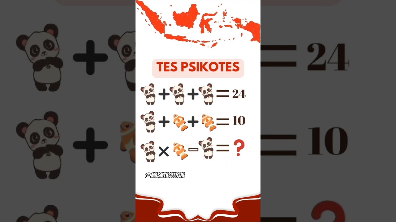 Tes Psikotes, Berapa ya jawabannya?? #matematika #shorts #psikotest