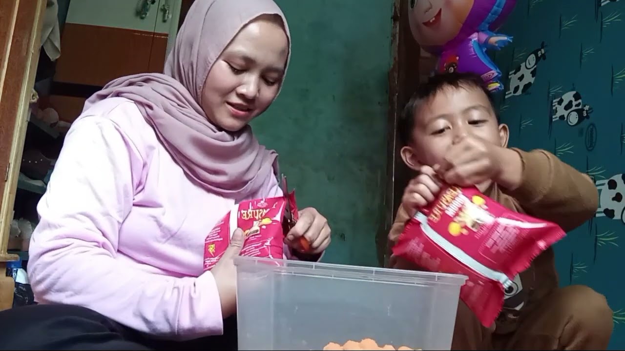 Unboxing ciki berhadiah🥳