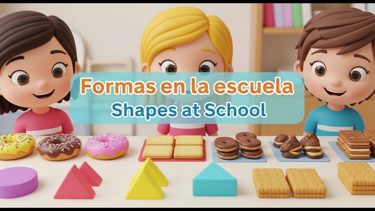 Varias formas y figuras | Shapes and Geometric Figures | Canciones infantiles educativas