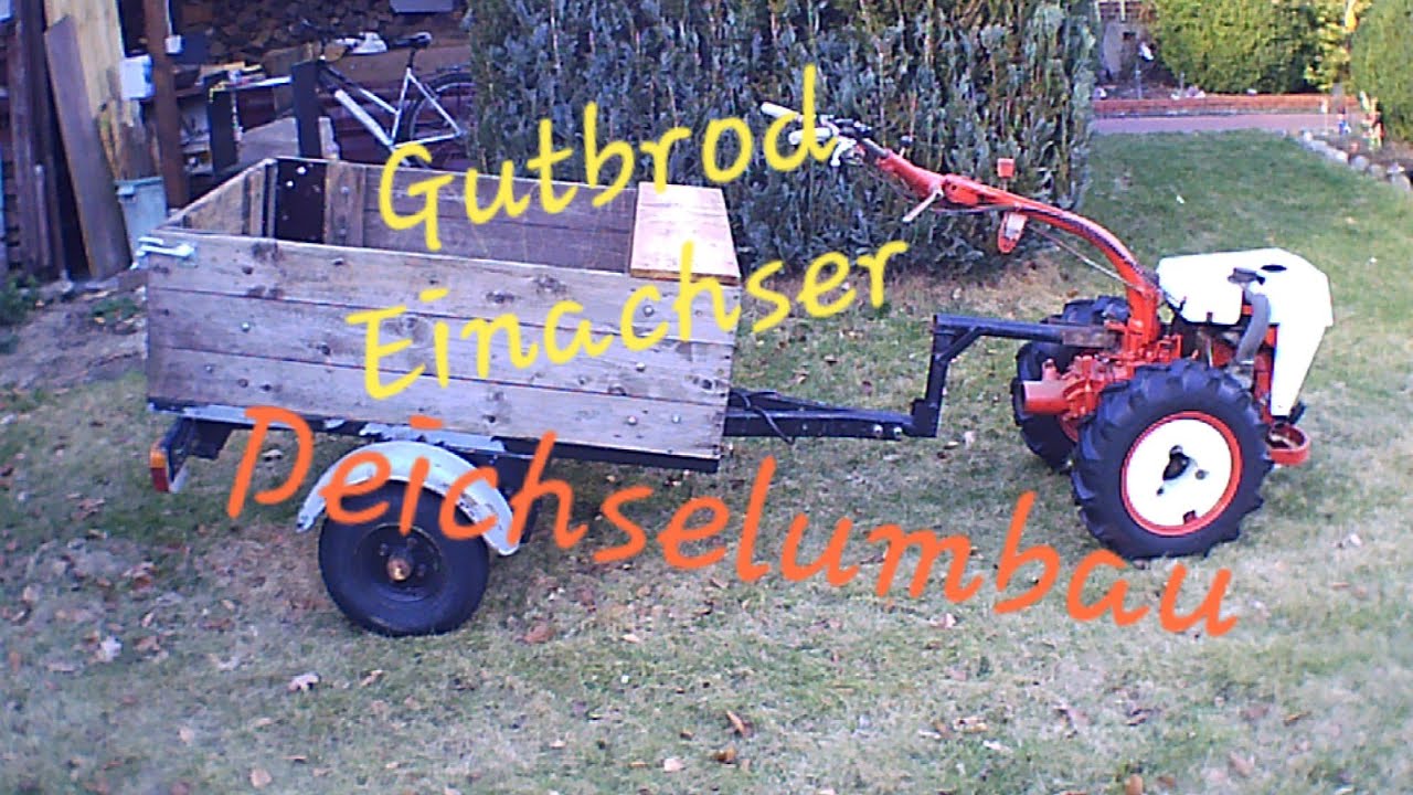 Gutbrod Einachser - Umbau Anhängerdeichsel