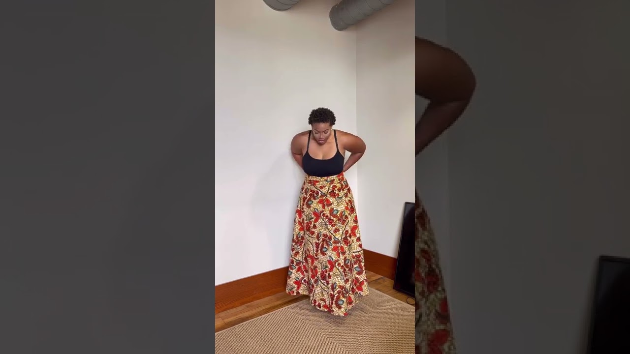 How to wear Besida’s reversible wrap skirt in 2 Ways