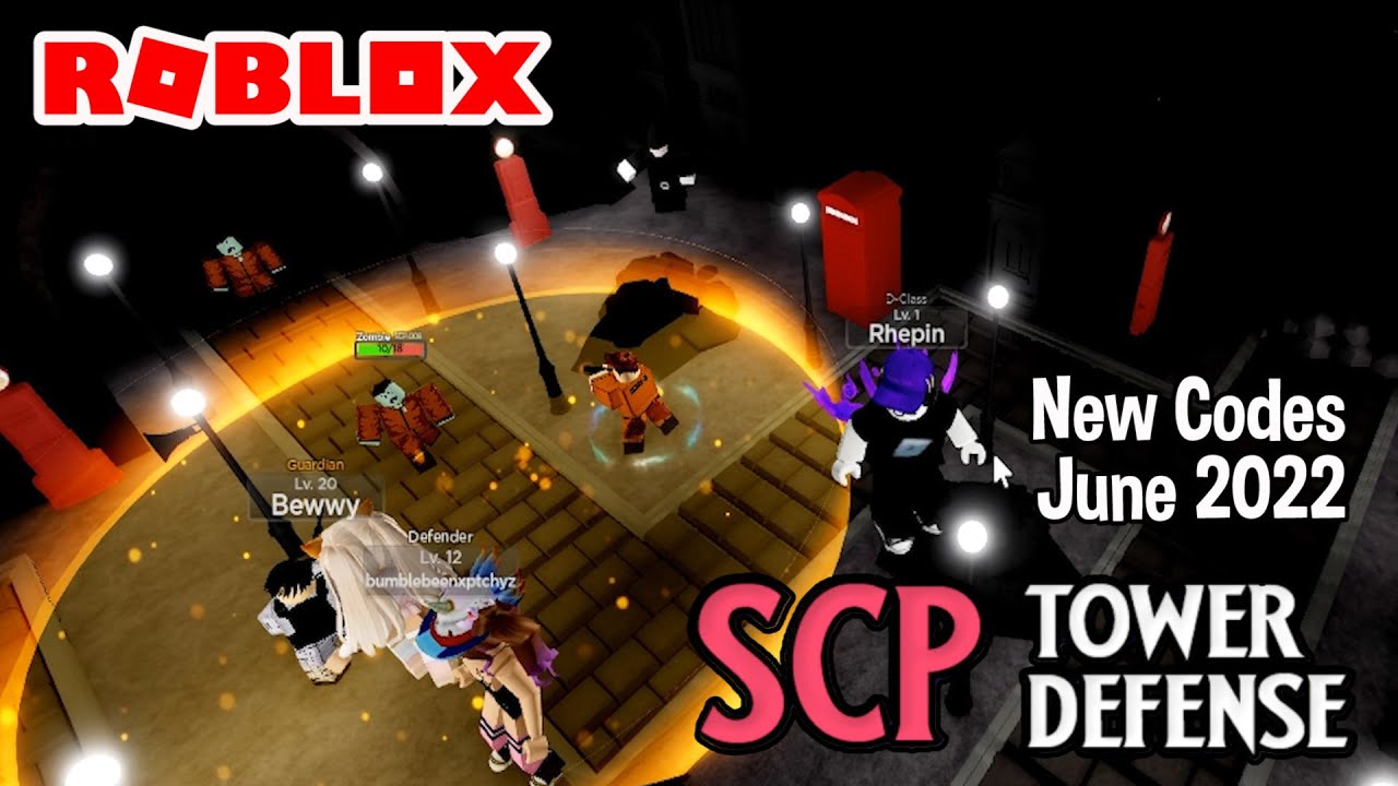 Roblox SCP Tower Defense New Codes June 2022