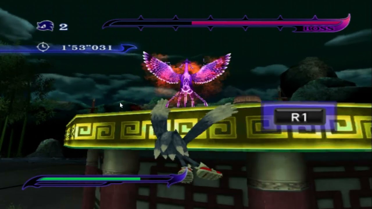 Sonic Unleashed (PS2) Dark Gaia Phoenix S-Rank