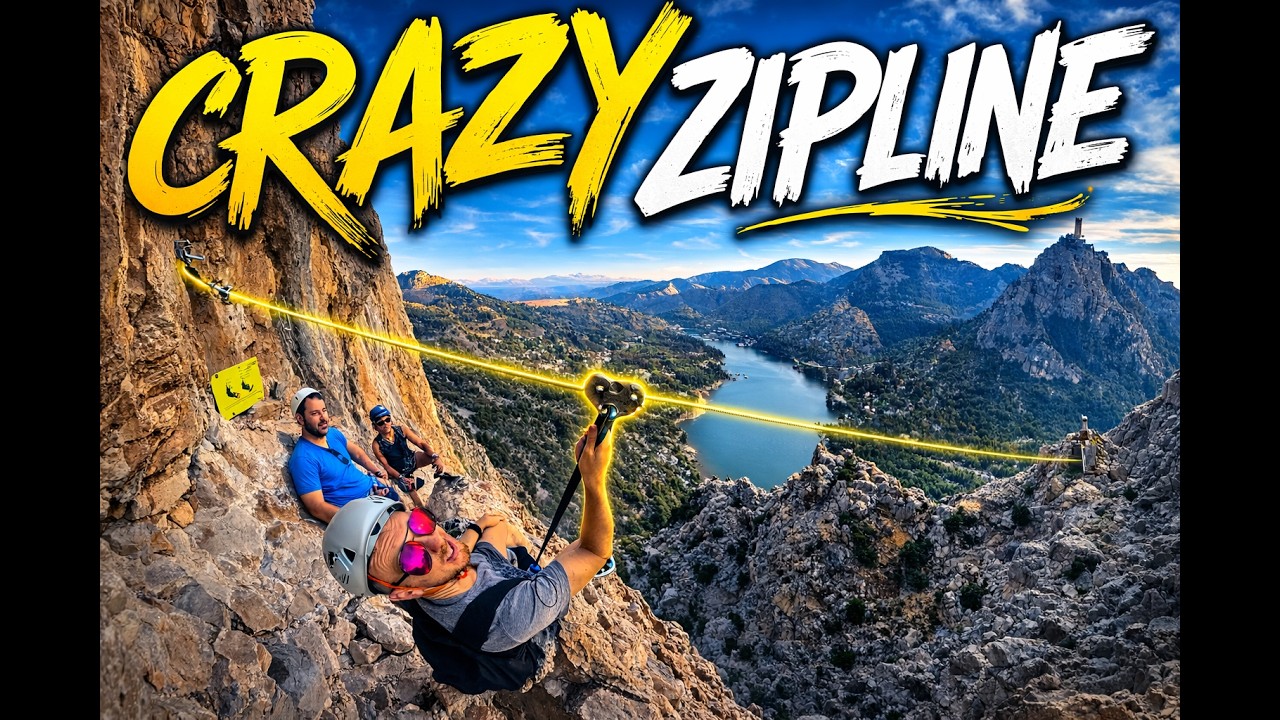 El Chorro Via Ferrata Zipline [VLOG] & our mates first time climbing