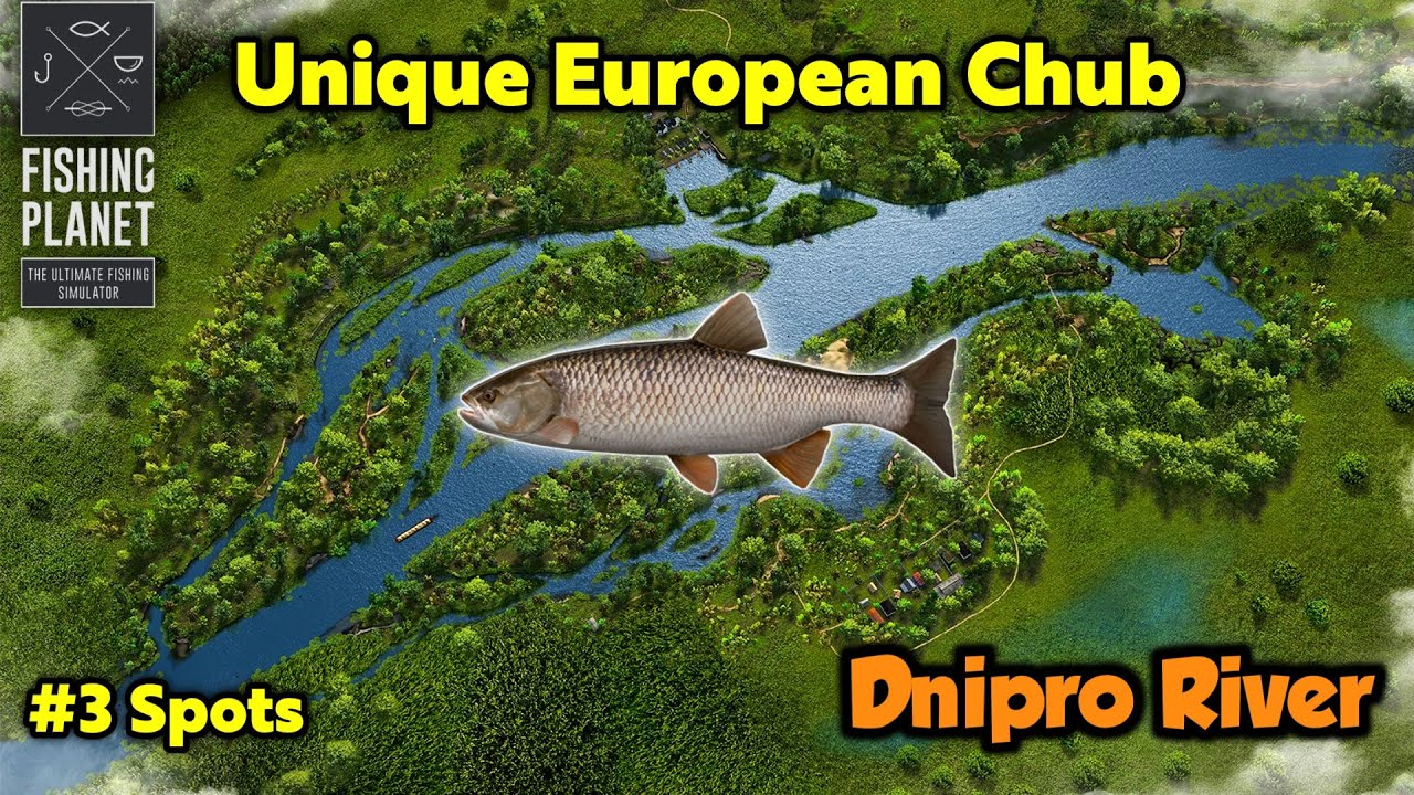 Unique European Chub Dnipro River - Fishing Planet