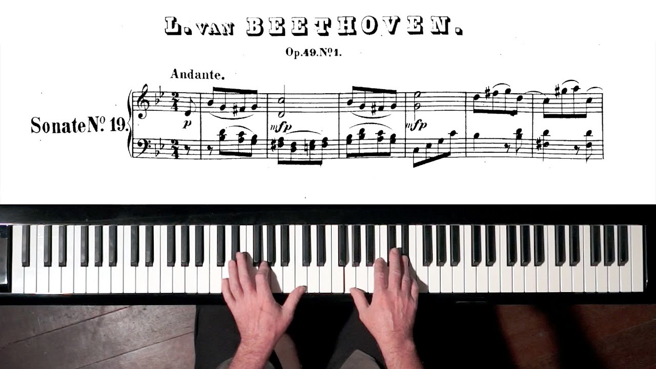 Beethoven Sonata No.19 - Paul Barton, FEURICH piano