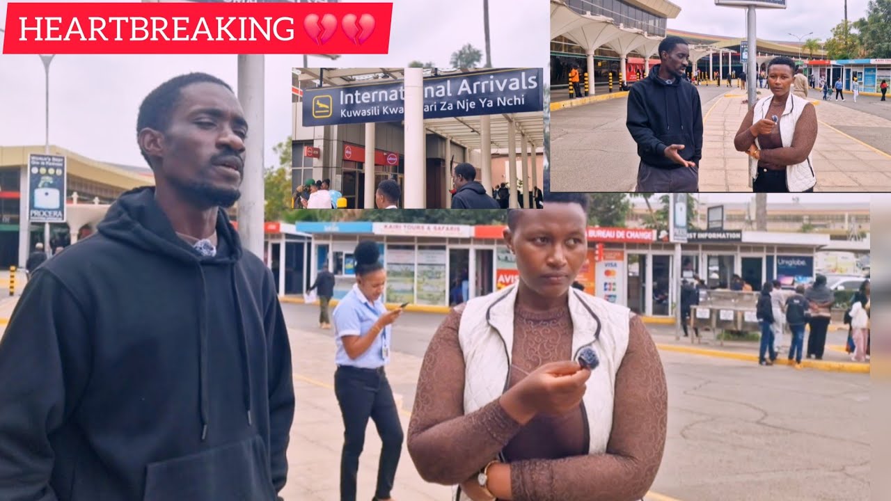 Monty Heartbroken at JKIA Airport💔💔Girlfriend failed 1000% ‼️Sio Kuzuri Tena 😱😱