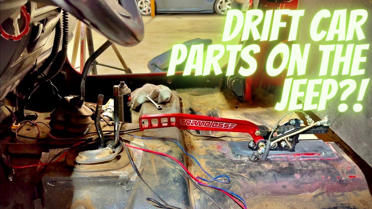 Hydraulic Handbrake install on my TJ #jeep #tj #handbrake