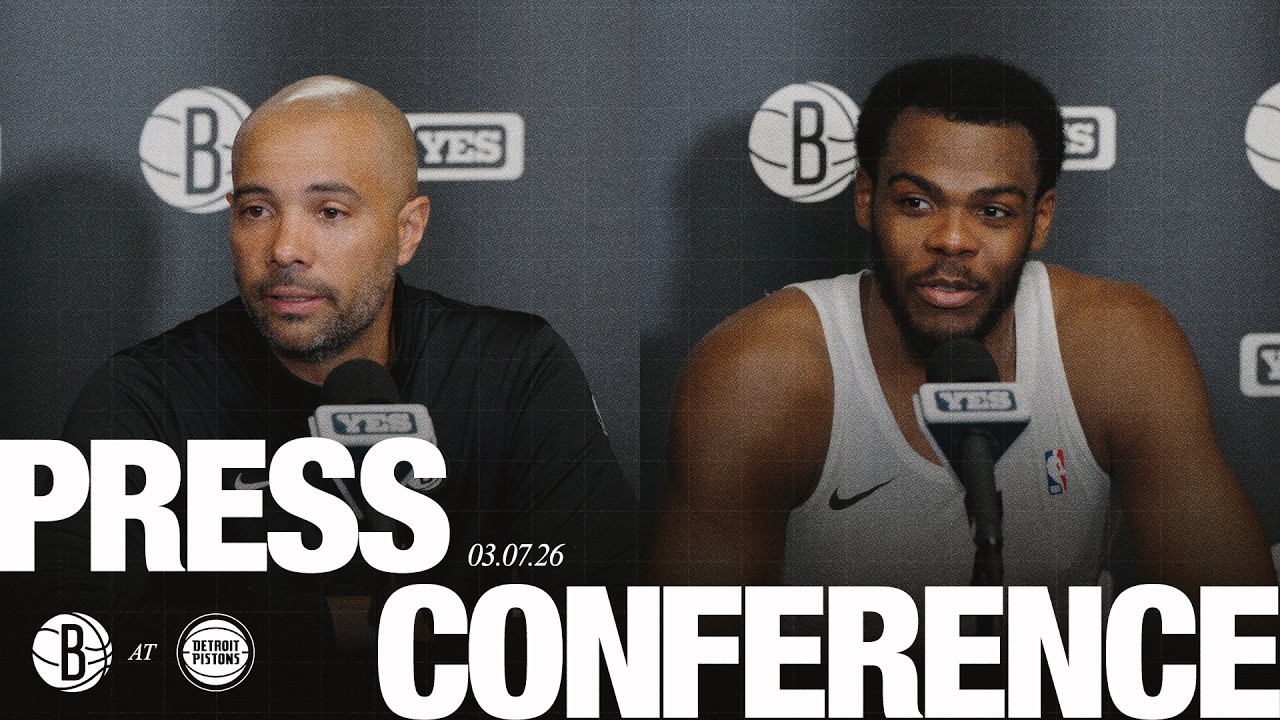 Jordi Fern&agrave;ndez and Day'Ron Sharpe Postgame Press Conferences vs Detroit