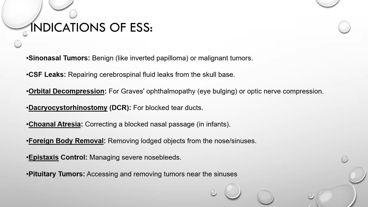 Endoscope in rhinology