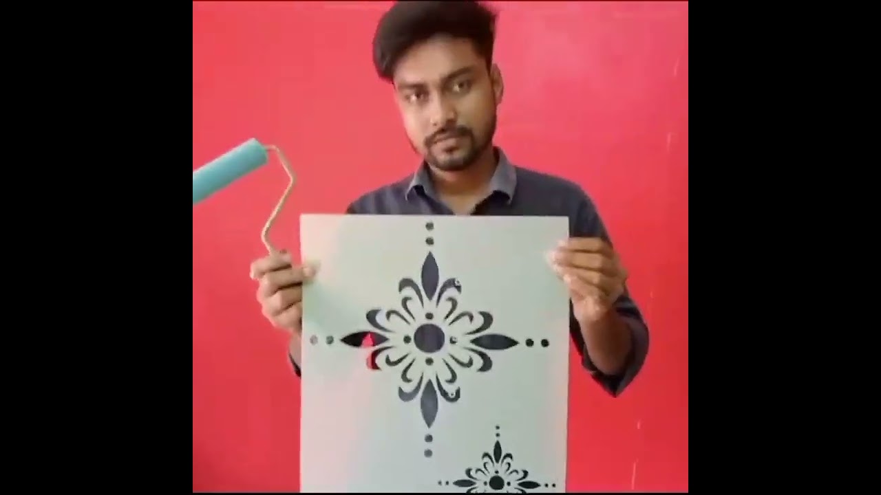 how to do a stencil deaing