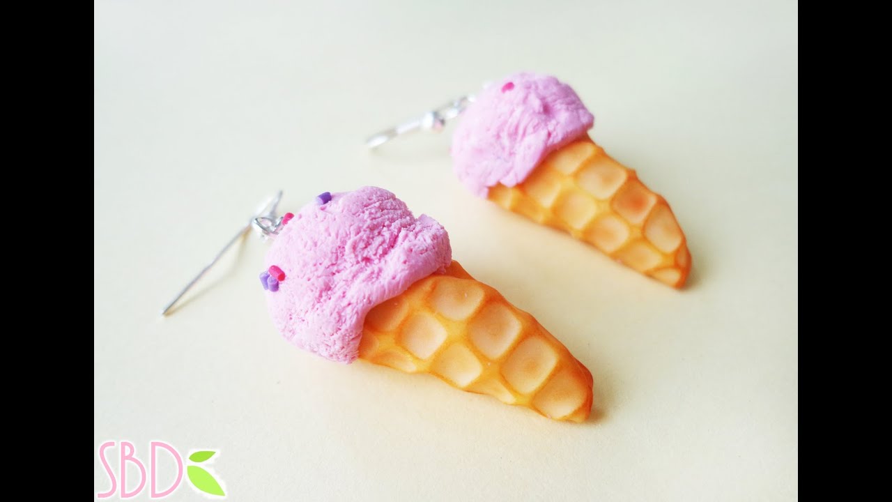 Miniatura Gelato in Fimo - Fimo clay Ice cream miniature DIY