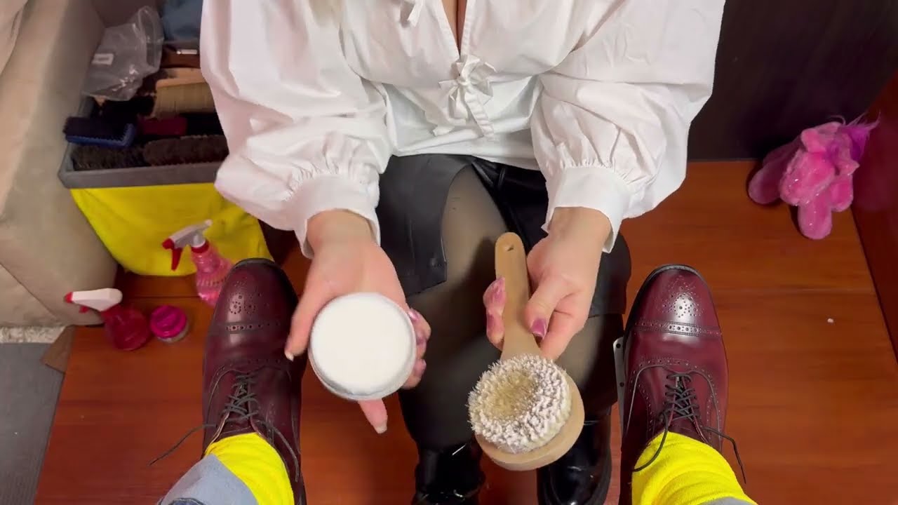 No Talking Leather Shoe ASMR – Sleep, Relax, Reset