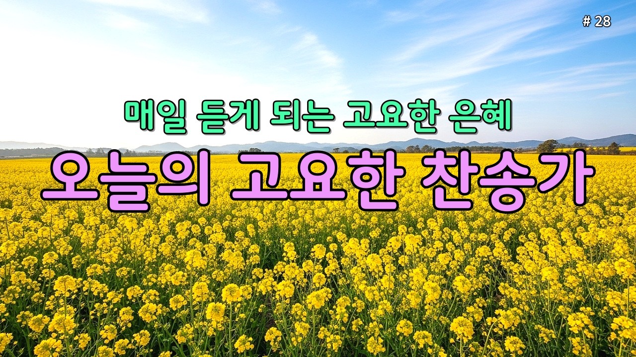 【 은빛찬송 | 깊은 위로 】매일 듣는 평안한 찬송가 모음 🕊️ 마음의 쉼을 주는 고요한 묵상·기도 찬양 28 #찬송가 #은혜찬송 #조용한찬송가 #찬송연속듣기 #새벽기도 #보혈찬양