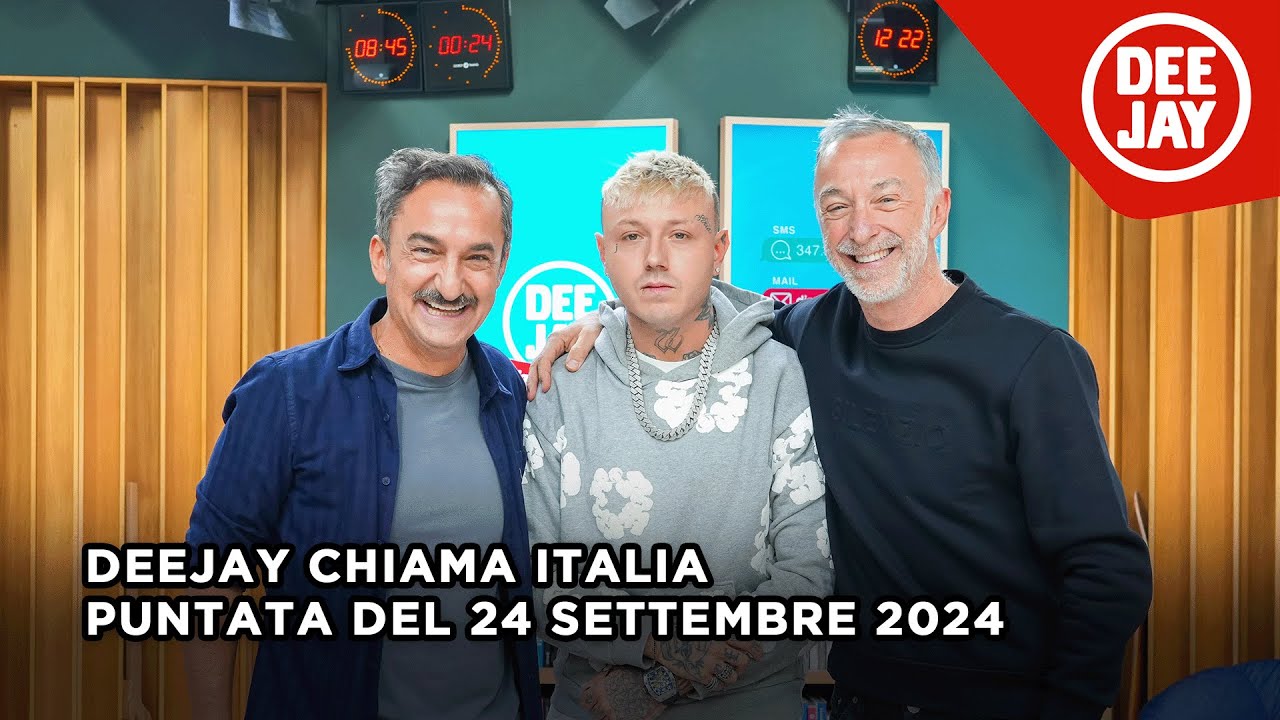 Deejay Chiama Italia - Puntata del 24 settembre 2024 / Ospite Lazza