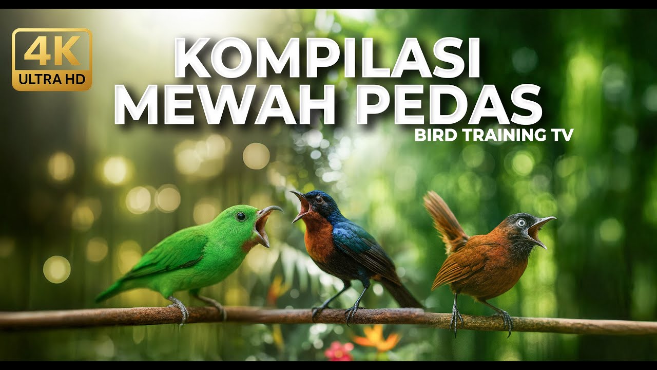 🔴 Masteran Kompilasi Burung Kecil Tajam dan Pedas Kowul Gacor vs Srindit Cililin vs Tepus Kepala Abu
