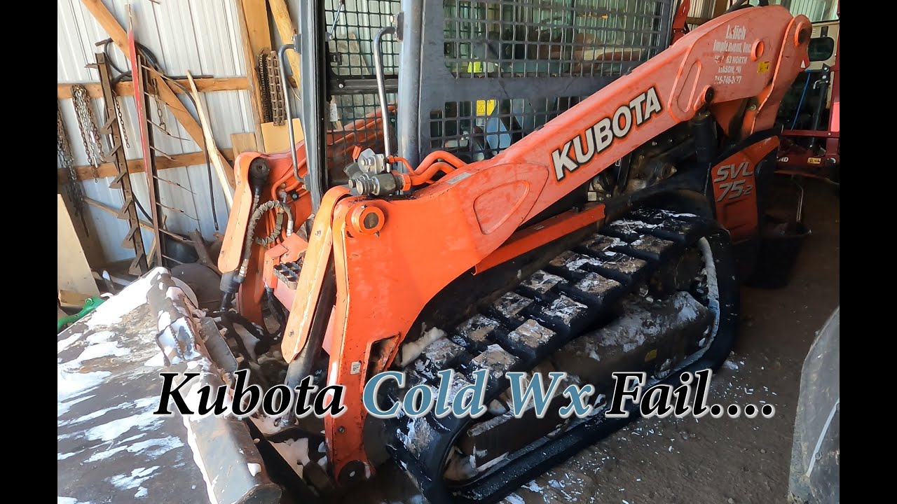 Неудача в холодную погоду: что случилось с моей машиной Kubota??