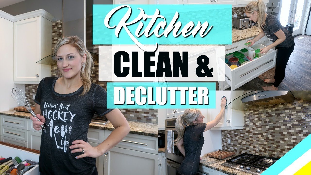 KONMARI METHOD KITCHEN DECLUTTER & ORGANIZE ~ ULTIMATE CLEAN WITH ME 2019