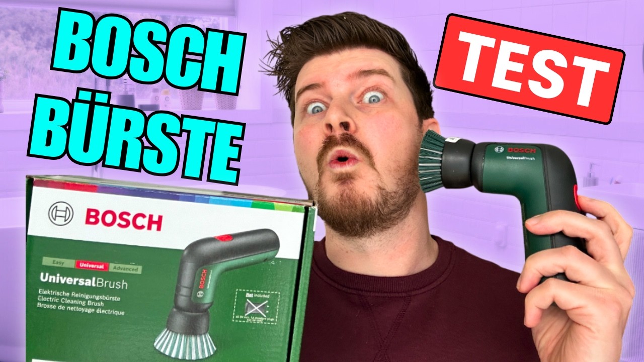 Bosch Universal Reinigungsb&uuml;rste im Alltagstest &ndash; sinnvoll oder Spielerei