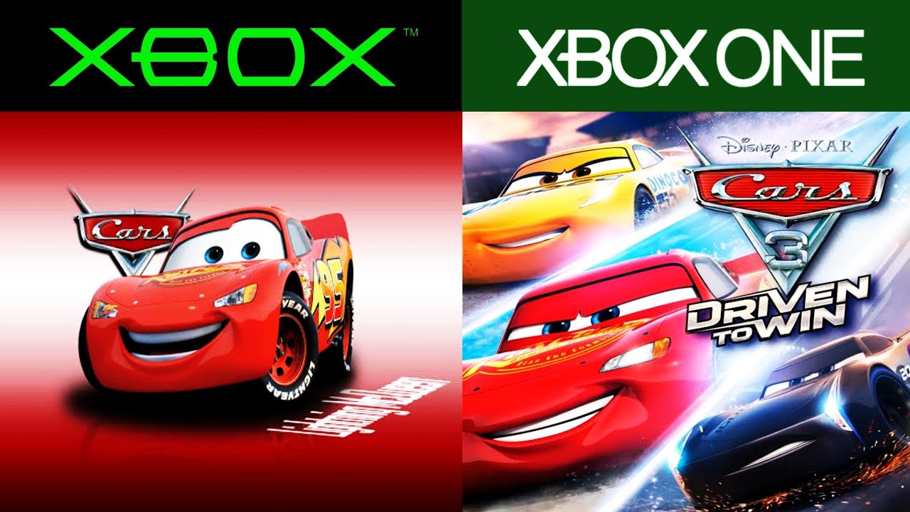 Cars Games XBOX Evolution (2006-2017)