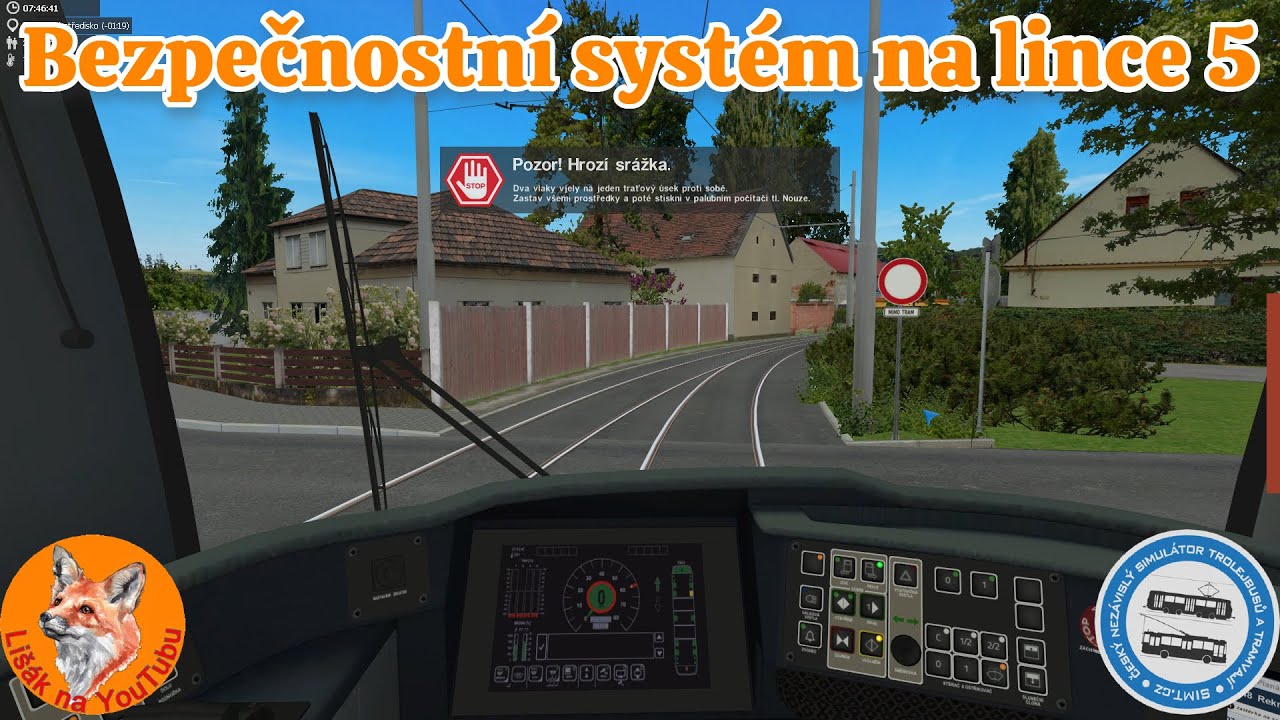 Simt Simulator - Projet&iacute; n&aacute;věstidla zakazuj&iacute;c&iacute; j&iacute;zdu na lince 5 - Nov&aacute; verze hry 1.8.101