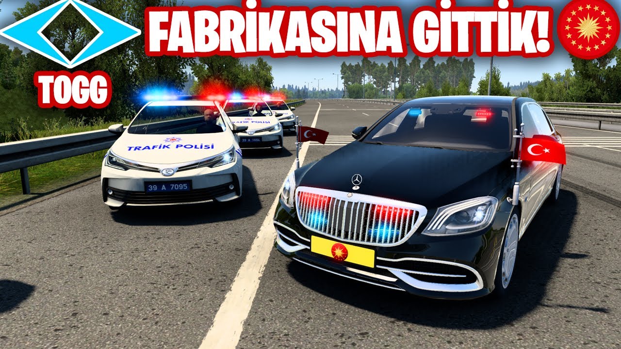 CUMHURBAŞKANI KORUMASI OLDUK 🔥 TOGG FABRİKASINA GİTTİK !!! | MERCEDES MAYBACH S650 | ETS 2 MOD