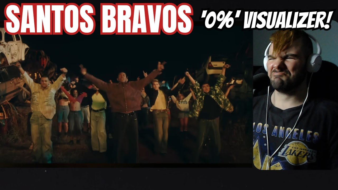 SANTOS BRAVOS - '0%' Debut Visualizer Reaction!