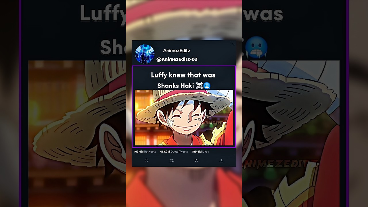luffy observation haki 🥶☠️ #onepiece #luffy #zoro #shanks