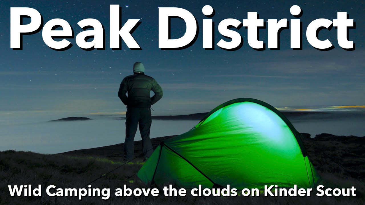 Peak District - Wild Camping above the clouds on Kinder Scout