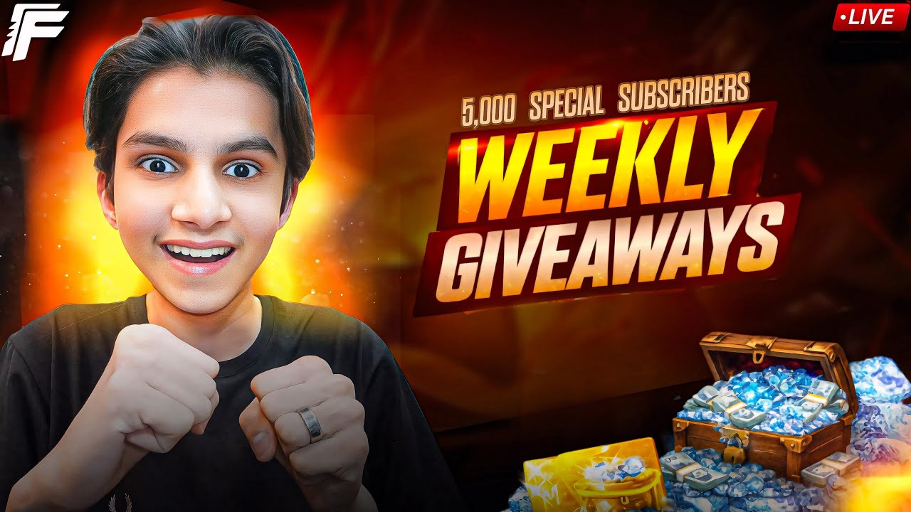 🎉 5K Special Free Fire Live | Big Diamond Giveaway | Don’t Miss It! 🎉