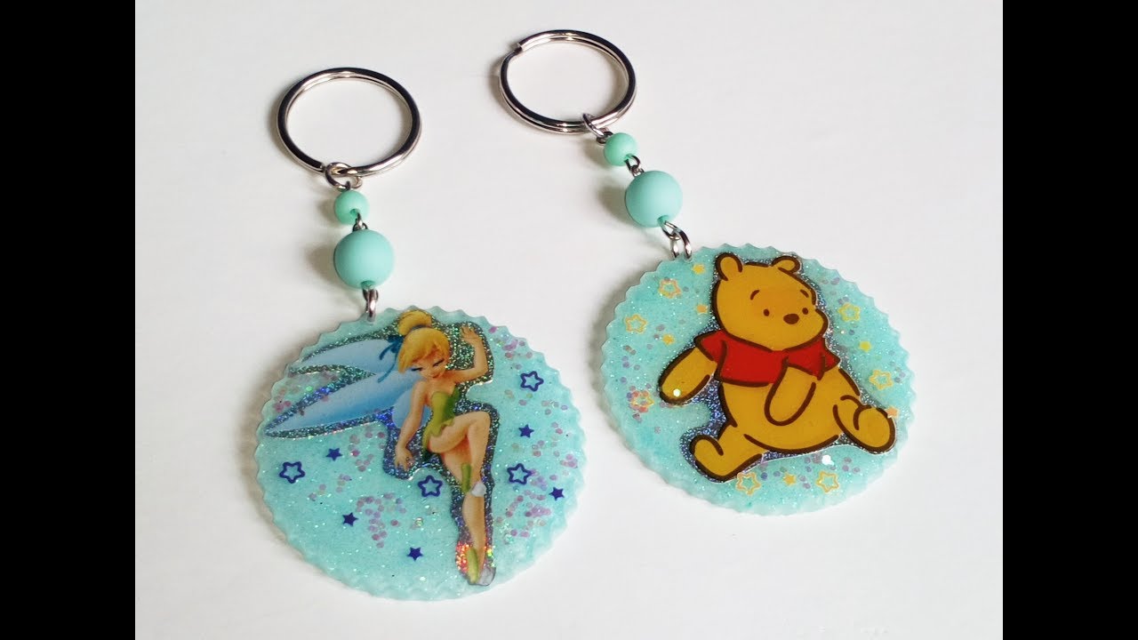 tuto porte clé résine