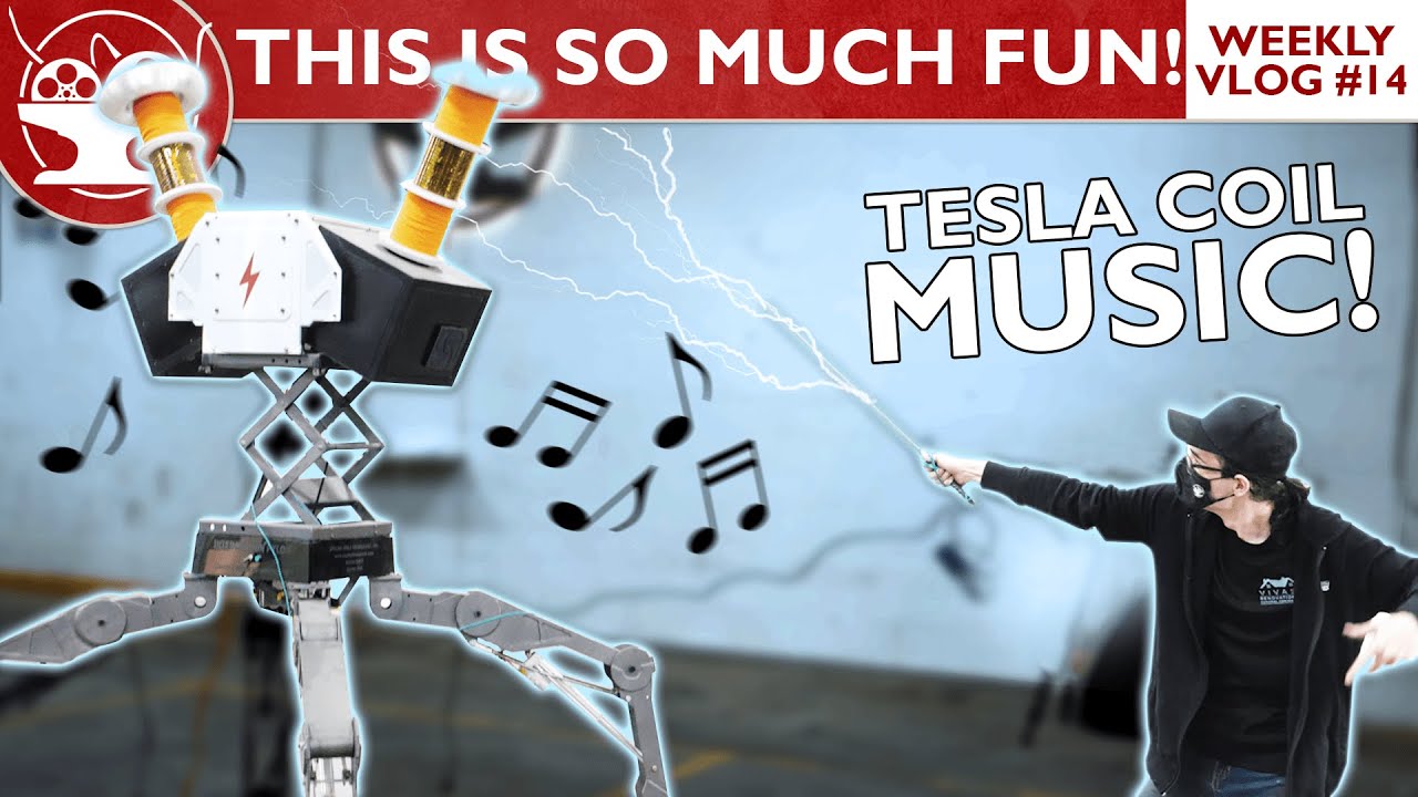 PLAYING MUSIC WITH A TESLA COIL! + MEMES (WEEKLY VLOG #14)