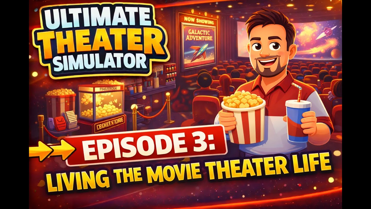 Living the Movie Theater Life! 🎥 Ultimate Theater Simulator EP 3