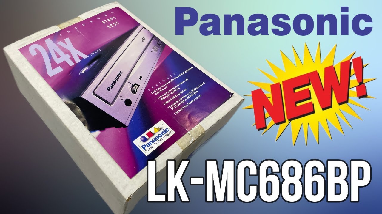 Panasonic LK-MC686BP новый CD-ROM - капсула времени!