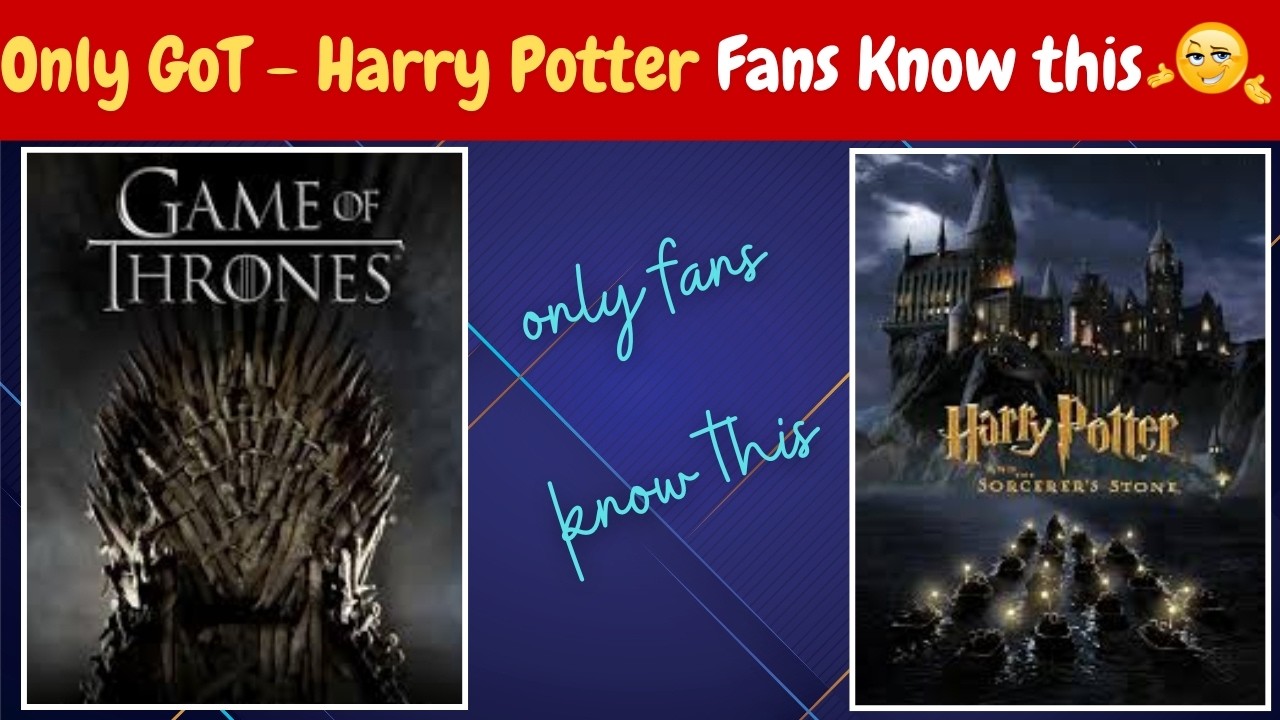 Only True Fans Know These Dialogues 🧠 GOT vs Harry Potter Quiz