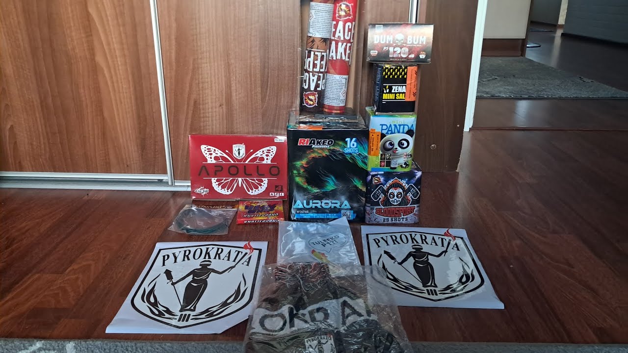Pyrokratian tilauksen esittely #Pyrokratia #uusivuosi #pahvitukku #fireworks #dumbum #rakettimies123