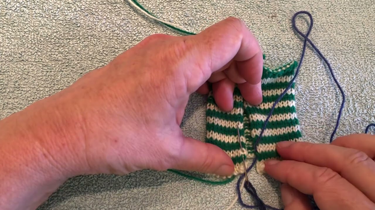 Mattress Stitch for knits