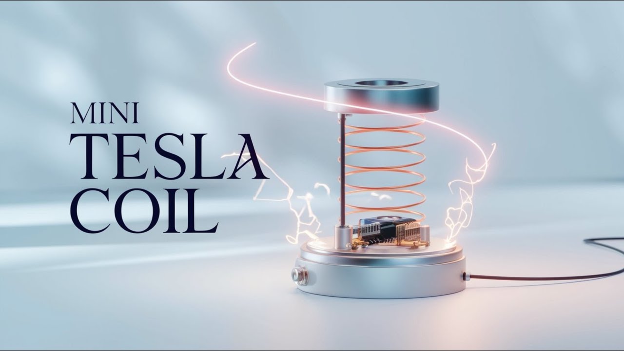 Mini Tesla Coil using a Tesla Coil Kit || Robo Tech X