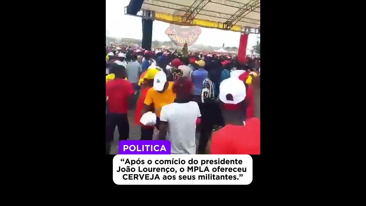Olha o que aconteceu depois do comício do MPLA 😳